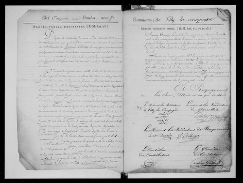 Procès-verbal de délimitation du territoire