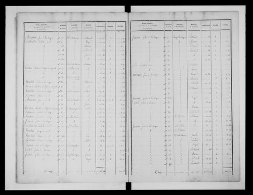 état de section