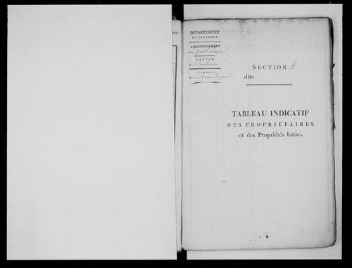 état de section (s.d.)