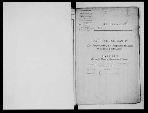 état de section (s.d.)