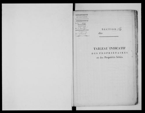 état de section (1813)