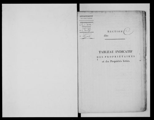 état de section (1813)
