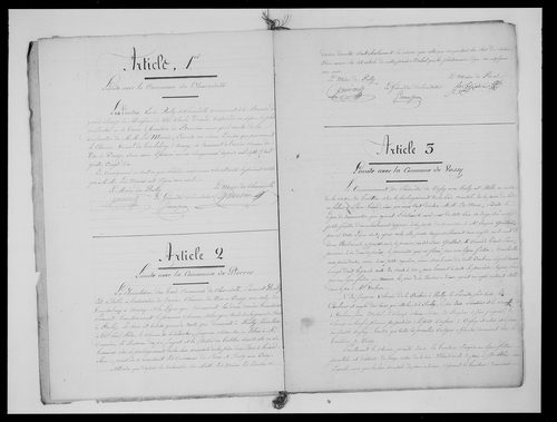 Procès-verbal de délimitation du territoire
