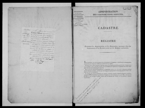matrice cadastrale des propriétés foncières (bâties et non bâties)