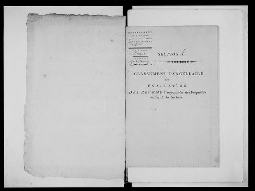 état de section