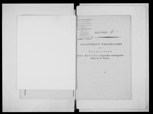 état de section