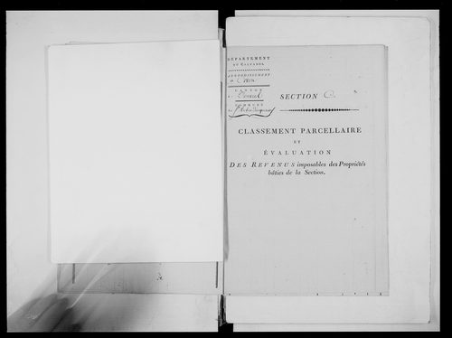 état de section