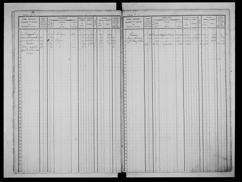 matrice cadastrale des propriétés foncières (bâties et non bâties)