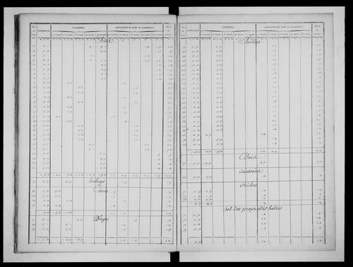 état de section