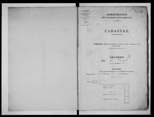 état de section