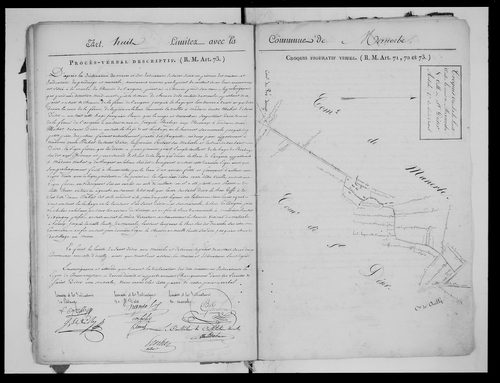 Procès-verbal de délimitation du territoire