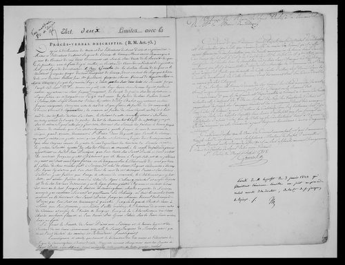 Procès-verbal de délimitation du territoire