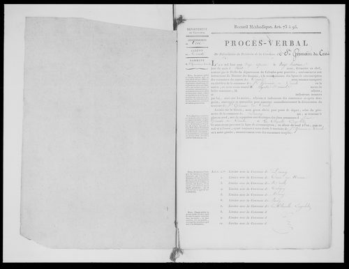 Procès-verbal de délimitation du territoire