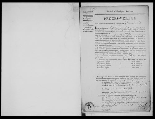 Procès-verbal de délimitation du territoire
