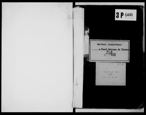 matrice cadastrale des propriétés non bâties