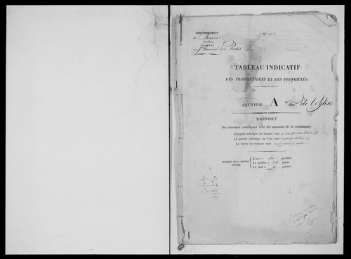 état de section