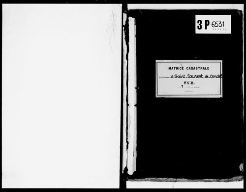 matrice cadastrale des propriétés non bâties
