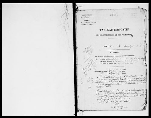 état de section (1824)
