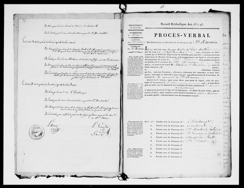 Procès-verbal de délimitation du territoire