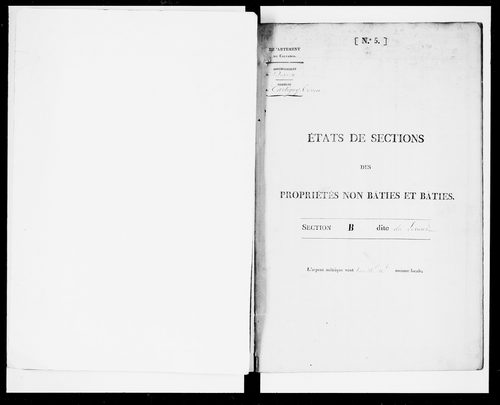 état de section (1827)