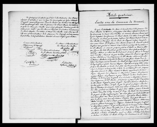Procès-verbal de délimitation du territoire