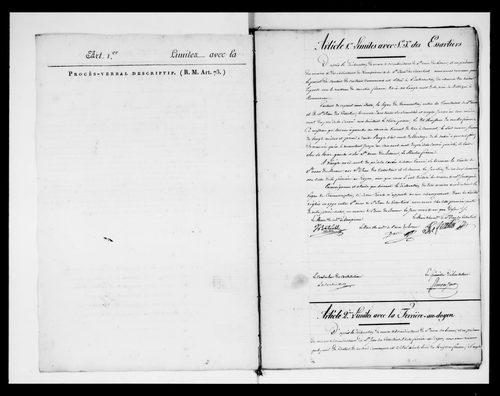 Procès-verbal de délimitation du territoire