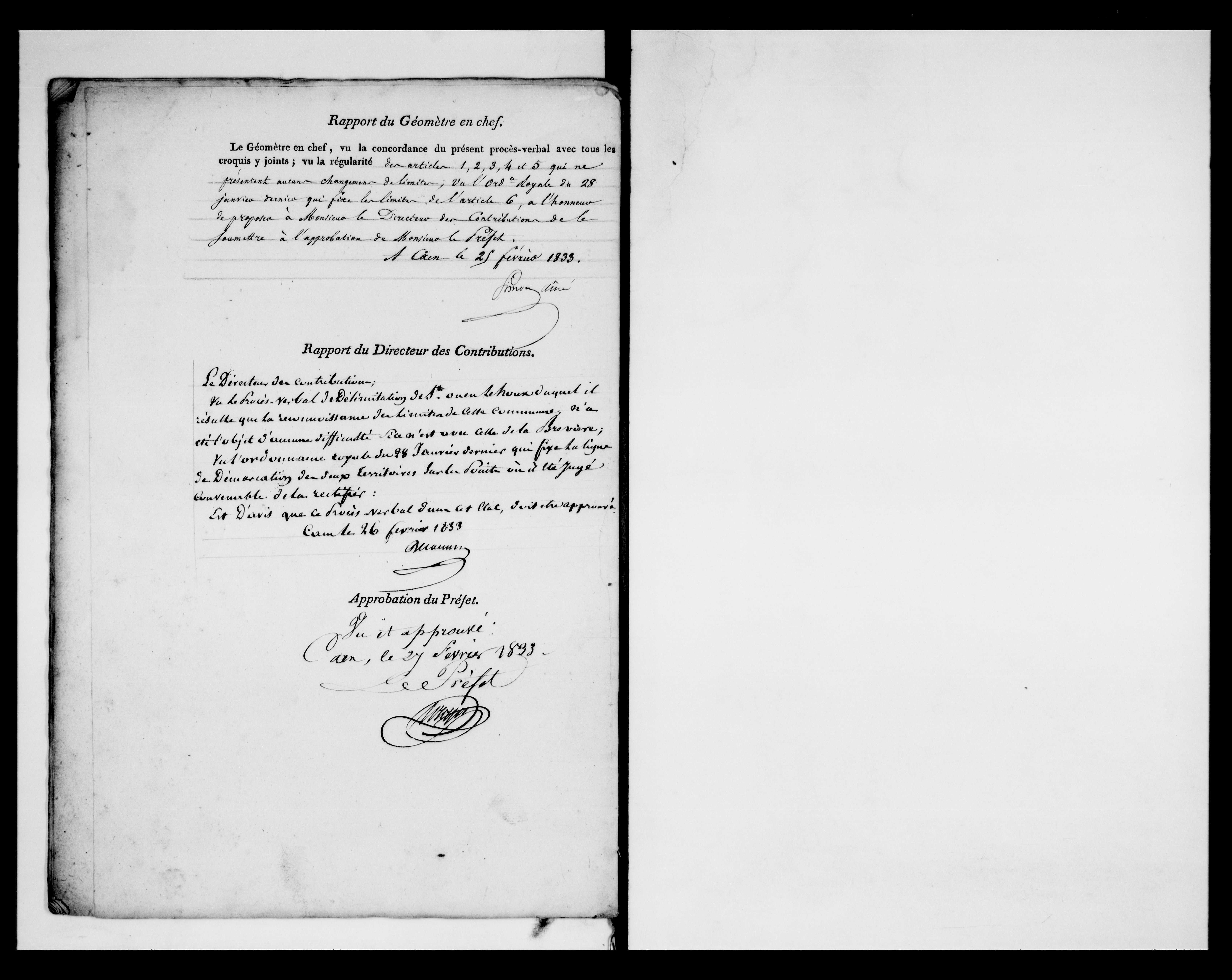 Procès-verbal de délimitation du territoire