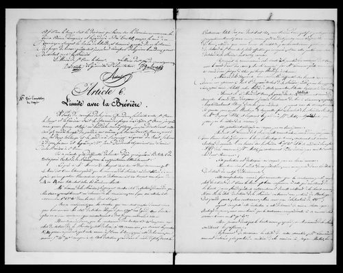 Procès-verbal de délimitation du territoire