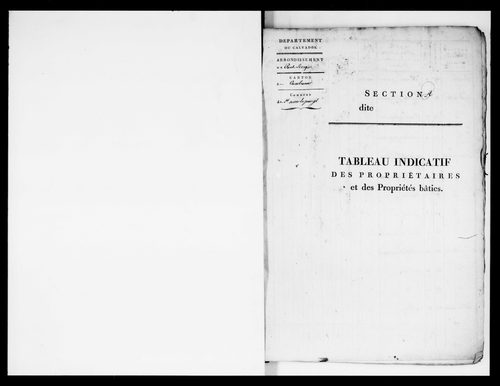 état de section