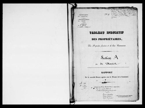 état de section