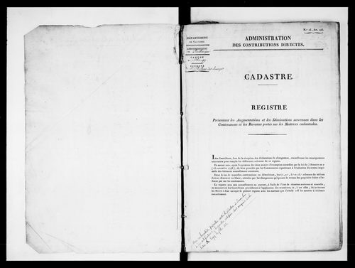 matrice cadastrale des propriétés foncières (bâties et non bâties)