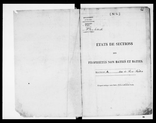 état de section