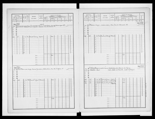 matrice cadastrale des propriétés bâties, 1911-1957, 2e vol. (cases 643-719)