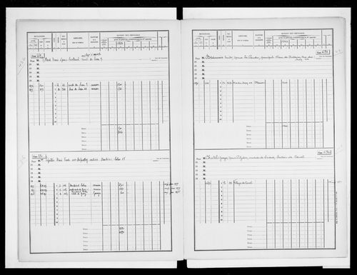 matrice cadastrale des propriétés bâties, 1911-1957, 2e vol. (cases 643-719)