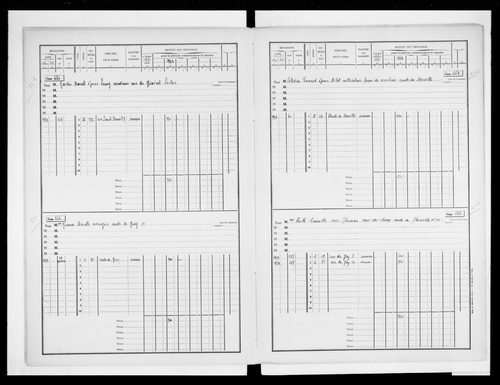 matrice cadastrale des propriétés bâties, 1911-1957, 2e vol. (cases 643-719)