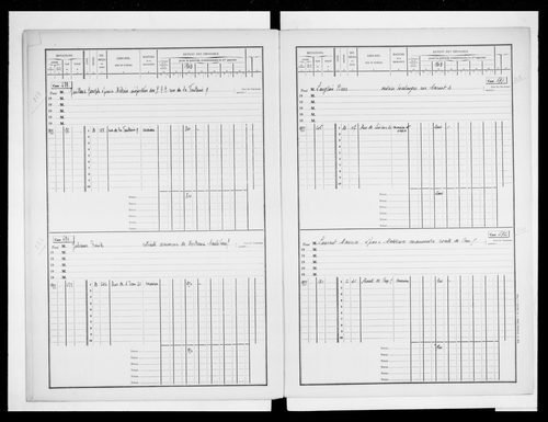 matrice cadastrale des propriétés bâties, 1911-1957, 2e vol. (cases 643-719)