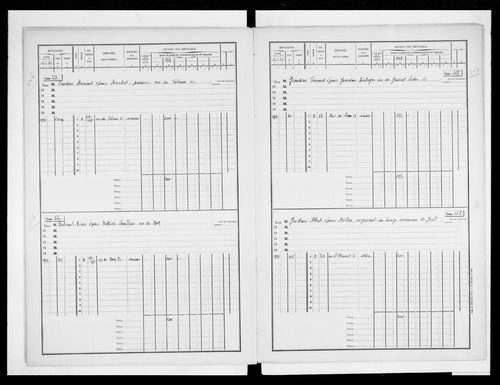matrice cadastrale des propriétés bâties, 1911-1957, 2e vol. (cases 643-719)