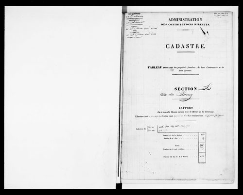 état de section