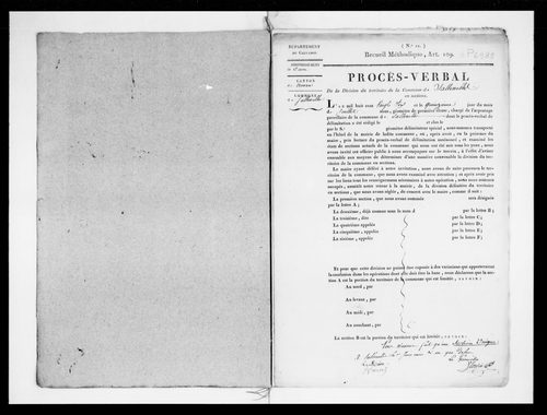 Procès-verbal de délimitation du territoire