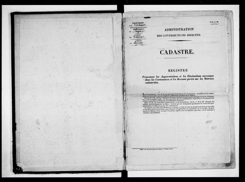 matrice cadastrale des propriétés non bâties
