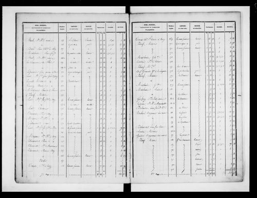 état de section