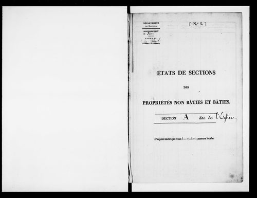 état de section