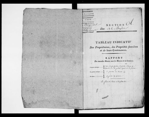 état de section