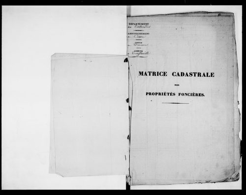 matrice cadastrale des propriétés foncières (bâties et non bâties)