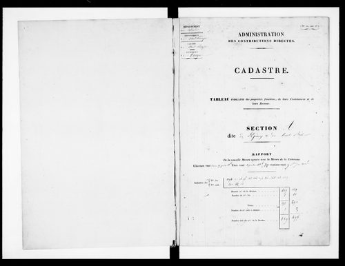 état de section