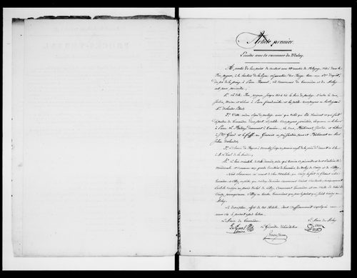 Procès-verbal de délimitation du territoire