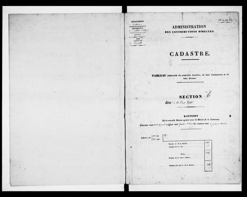 état de section