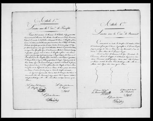 Procès-verbal de délimitation du territoire