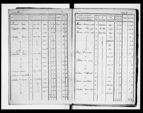 état de section