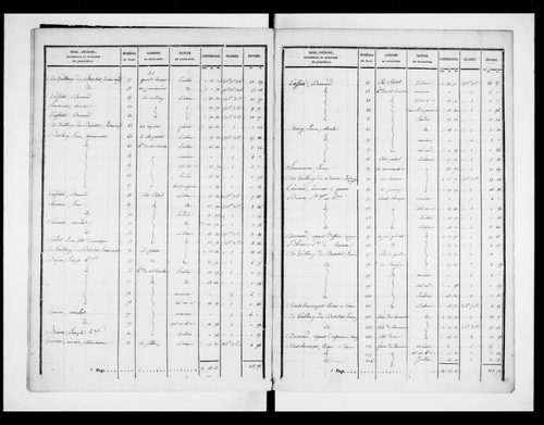 état de section (1828)
